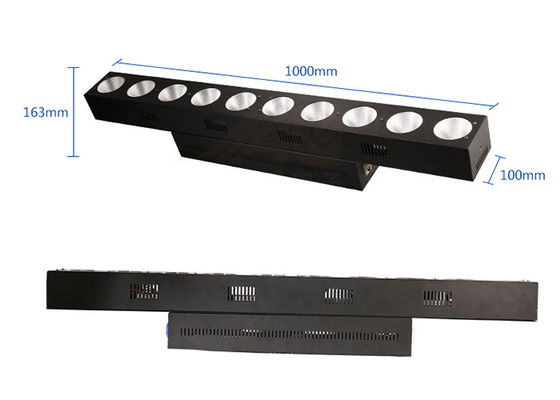 8 lumière de joint de mur de l'ÉPI RVB LED des canaux 10x10W pour l'étape