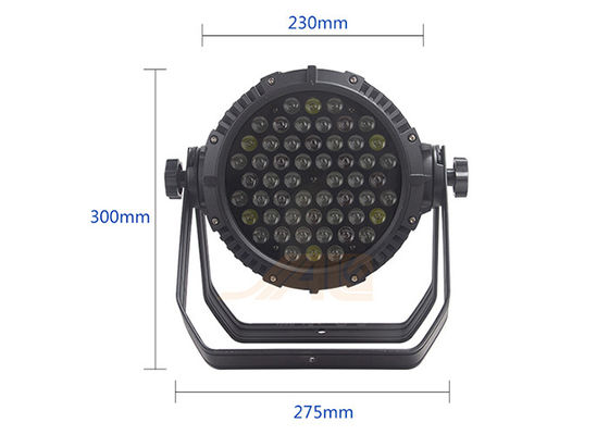 le pair d'étape de 13Hz 8CH 54x3W LED allume le contrôle autopropulsé