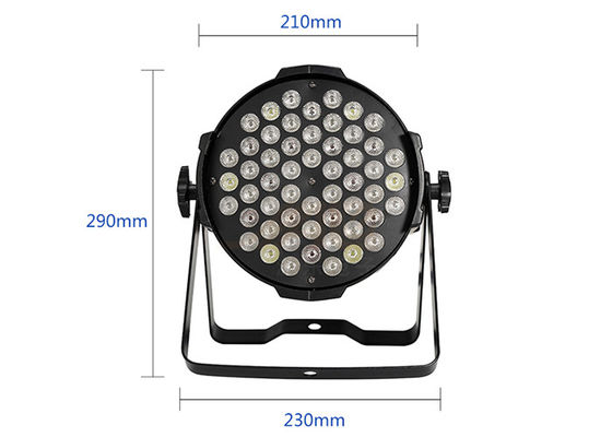 54x3w RGBW 3 DANS 1 pair de LED peut allume l'obscurcissement électronique de 100%