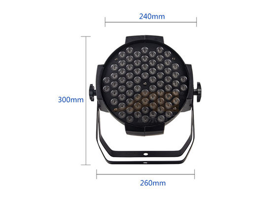 7CH 72x3w RGBW a mené le pair peut présenter la lumière pour Ktv