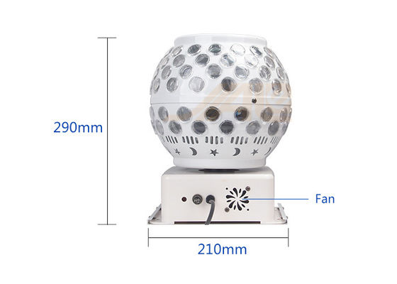 RVB 3 DANS 1 étape de disco d'effet de 50W LED allume Crystal Magic Ball