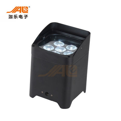 6PCS RGBWAUV 6 dans 1 lumière sans fil de pair d'IRC de batterie de boîtes de pair de LED