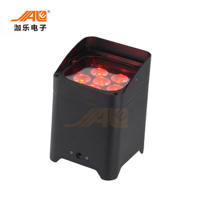 6PCS RGBWAUV 6 dans 1 lumière sans fil de pair d'IRC de batterie de boîtes de pair de LED