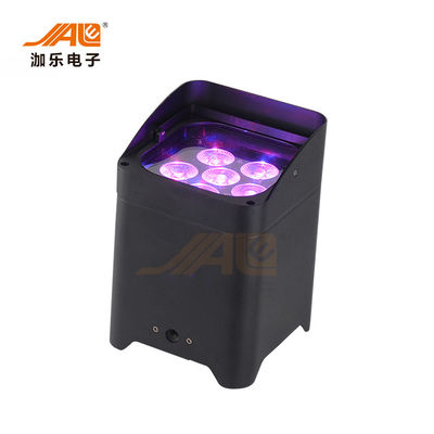 6PCS RGBWAUV 6 dans 1 lumière sans fil de pair d'IRC de batterie de boîtes de pair de LED