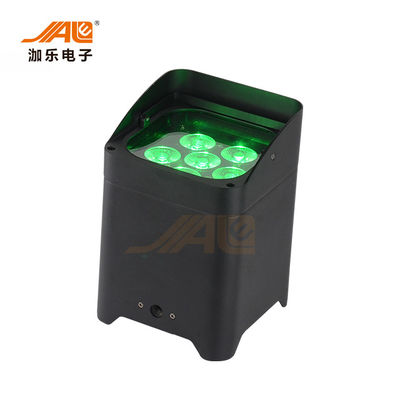 6PCS RGBWAUV 6 dans 1 lumière sans fil de pair d'IRC de batterie de boîtes de pair de LED