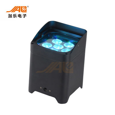 6PCS RGBWAUV 6 dans 1 lumière sans fil de pair d'IRC de batterie de boîtes de pair de LED