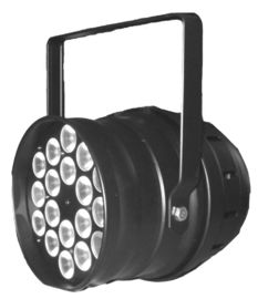18 d'intérieur x 3w/pair de 9w RVB 3in1 LED peuvent lampe d'étape du pair menée par lumières 64 DMX pour la disco