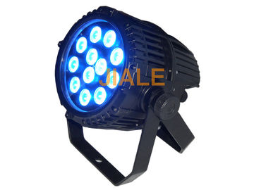 12 x 10w RGBWA 5 dans 1 pair extérieur imperméable de LED s'allume avec le matériel d'alliage d'aluminium