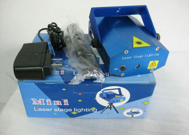Mini lumière d'étape de laser de disco de club vert rouge de partie, projecteur de laser de lumières de Noël