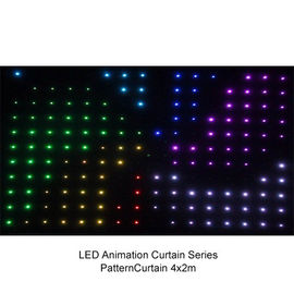 P9 polychrome à P20 rideau visuel en 4 x en 3m LED, écran mené mol flexible 200w d'étape