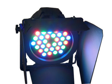 Le PAIR multi de tache de Pin du pair mené par RVB 64 LED du Barndoor 36 x 3w de DMX 512 peut présenter des lumières