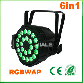 les lumières d'étape du DJ de pair menées par 6in1/pair d'intérieur de lumière de pair mené par Dmx peuvent 24pcs 15w Rgbwa UV