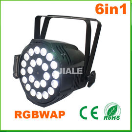 les lumières d'étape du DJ de pair menées par 6in1/pair d'intérieur de lumière de pair mené par Dmx peuvent 24pcs 15w Rgbwa UV