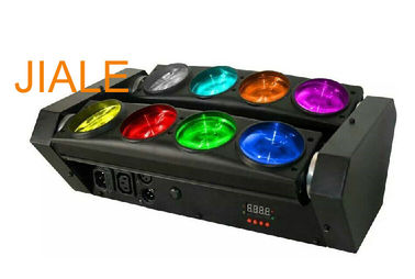 DMX512 RGBW 4in1 8 observe la lumière principale mobile du faisceau LED d'araignée/lumière tournante d'étape