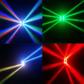 DMX512 RGBW 4in1 8 observe la lumière principale mobile du faisceau LED d'araignée/lumière tournante d'étape