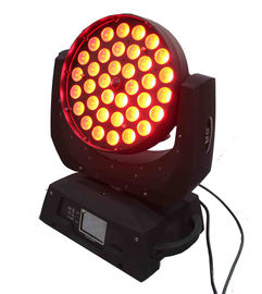 la lumière principale mobile menée UV de tache de 18w Rgbwa avec le bourdonnement, DJ présentent des lumières