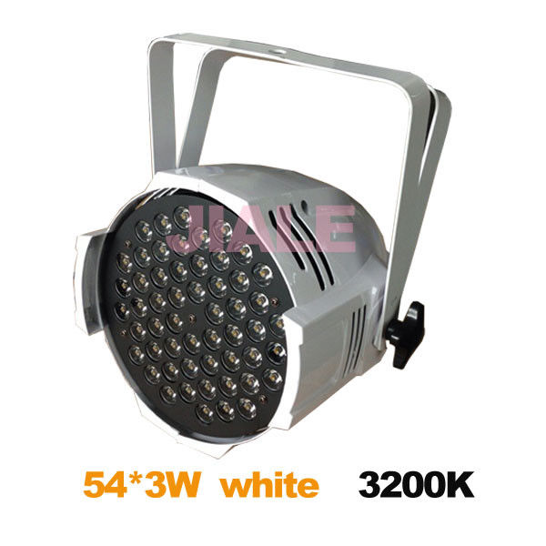 Le pair mené blanc chaud peut allumer les lumières menées 3200k 54pcs 3w d'étape du pair 64