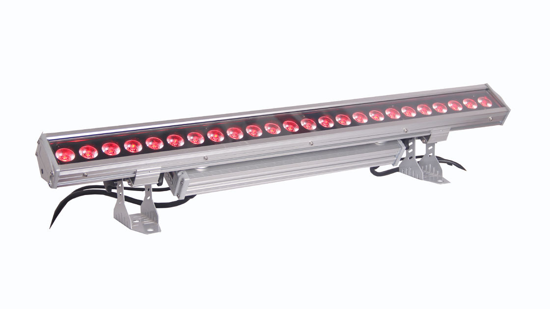 Matraquez la lumière menée IP65 24pcs 10w RGBW 4 In1 de barre menée par lumière de joint de mur