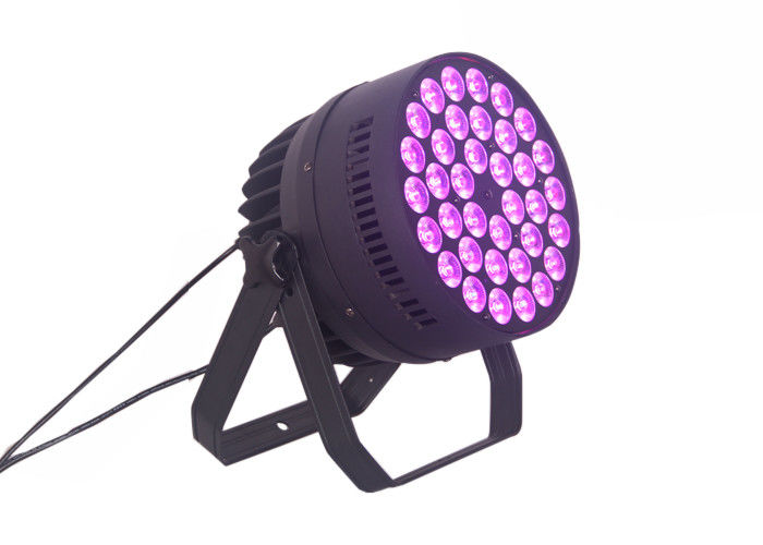 36 le pair des PCs X 10W LED peut les lumières RGBW 4 dans 1 C.A. léger 90V - 240V 3 contrôle de la disco 4/8CH DMX 512 de la goupille DMX512 maître-esclave
