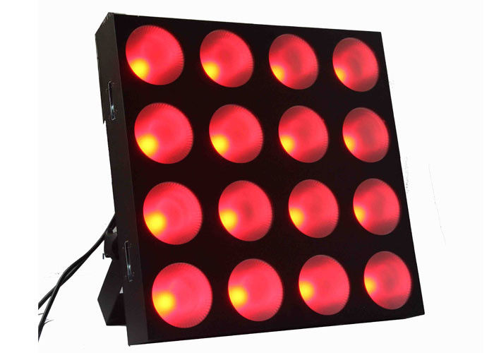 Le matériel d'éclairage plus aveugle mené du DJ d'étape de disco de Matrix, Dmx a mené des lumières d'étape 4 x 4 30w RVB 3 dans 1
