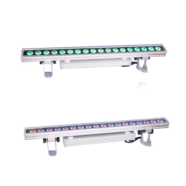 18pcs 15w a mené la lumière 9 ch IP65 DMX512 de joint de mur pour le décor extérieur d'éclairage