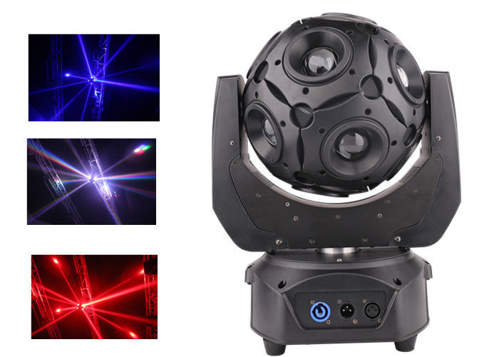 La tête mobile DJ du football présentent l'effet polychrome 50/60Hz de perles de PCs des lumières 200W 10