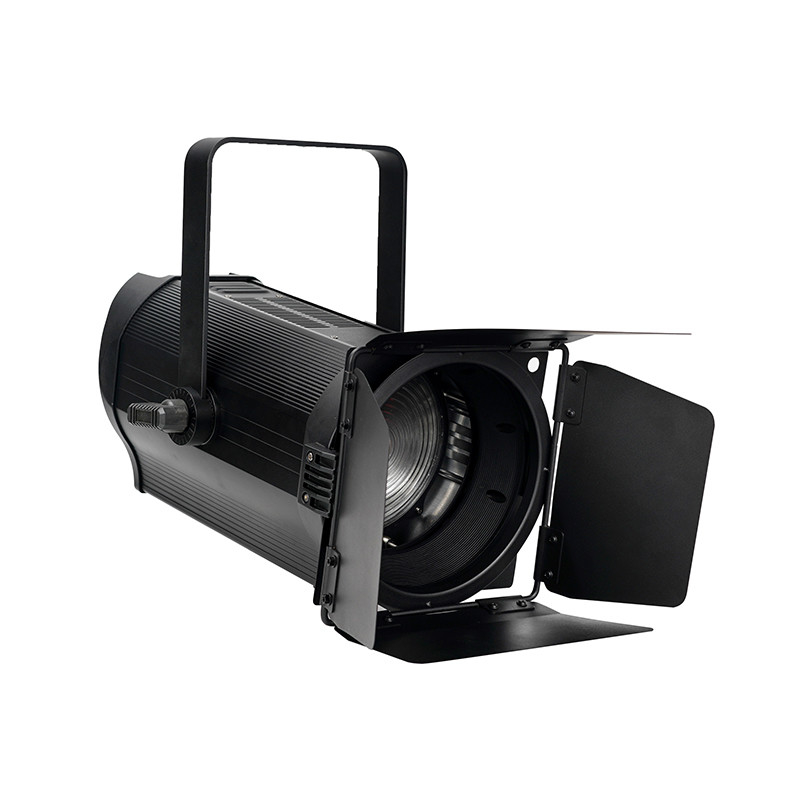 L'étape de théâtre de tache de Fresnel 200w allumant la coquille noire de logement de lumières de Fresnel de 3200k ou de 5600k