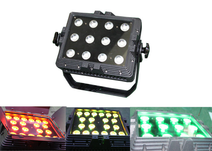 IP65 imperméabilisent 12 * la disco extérieure DJ du joint DMX512 de mur de 3W RVB LED présentent l'éclairage