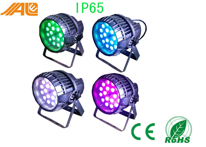 18 colorés x 10w Rgbw 4 dans 1 lampe extérieure de pair de LED avec l'éclairage blanc vert-bleu rouge de bourdonnement