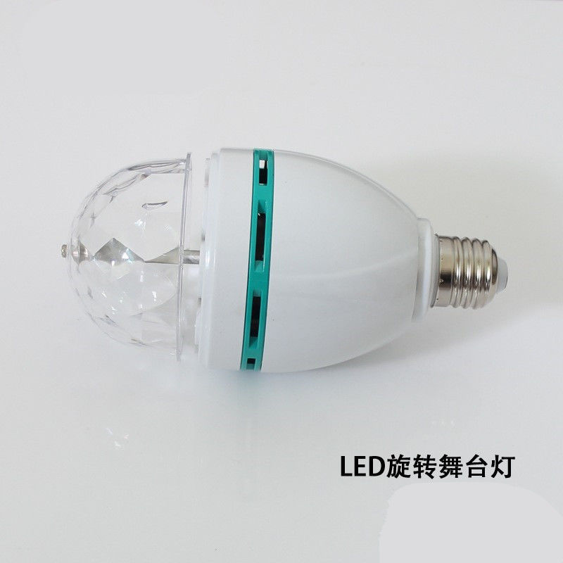 Exprimez la boule tournante magique en cristal de contrôle des lumières RVB d'étape de la disco 3W