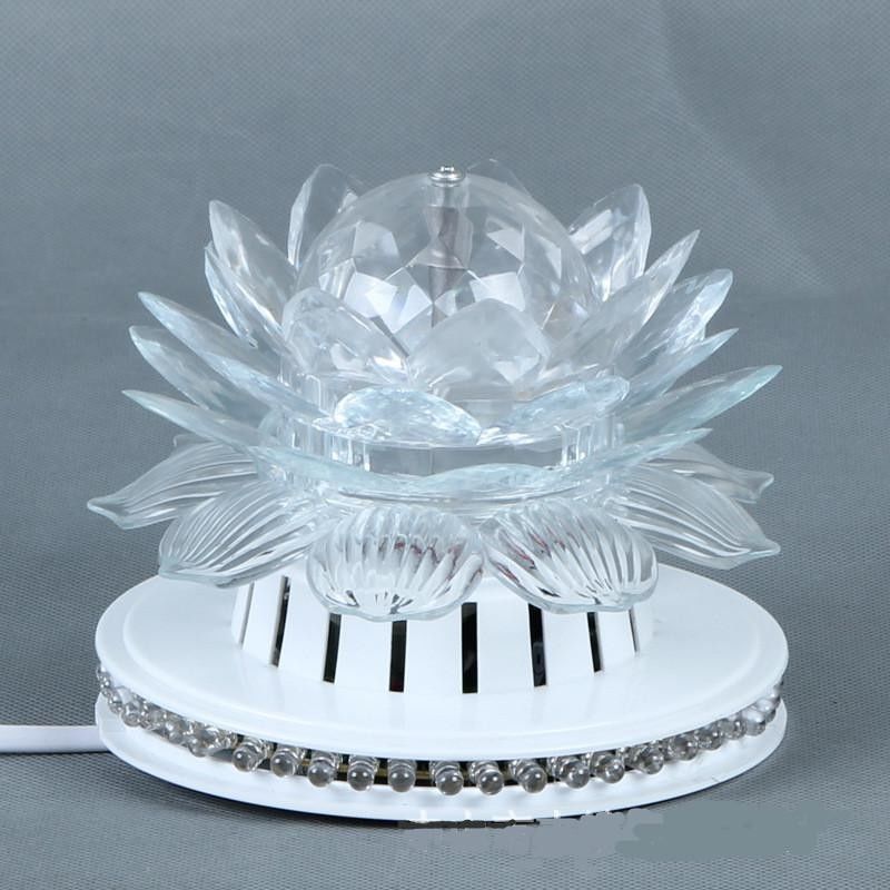 La belle étape de disco allume peu de lumière de Sun Lotus LED, 9W lampe tournante du tournesol LED
