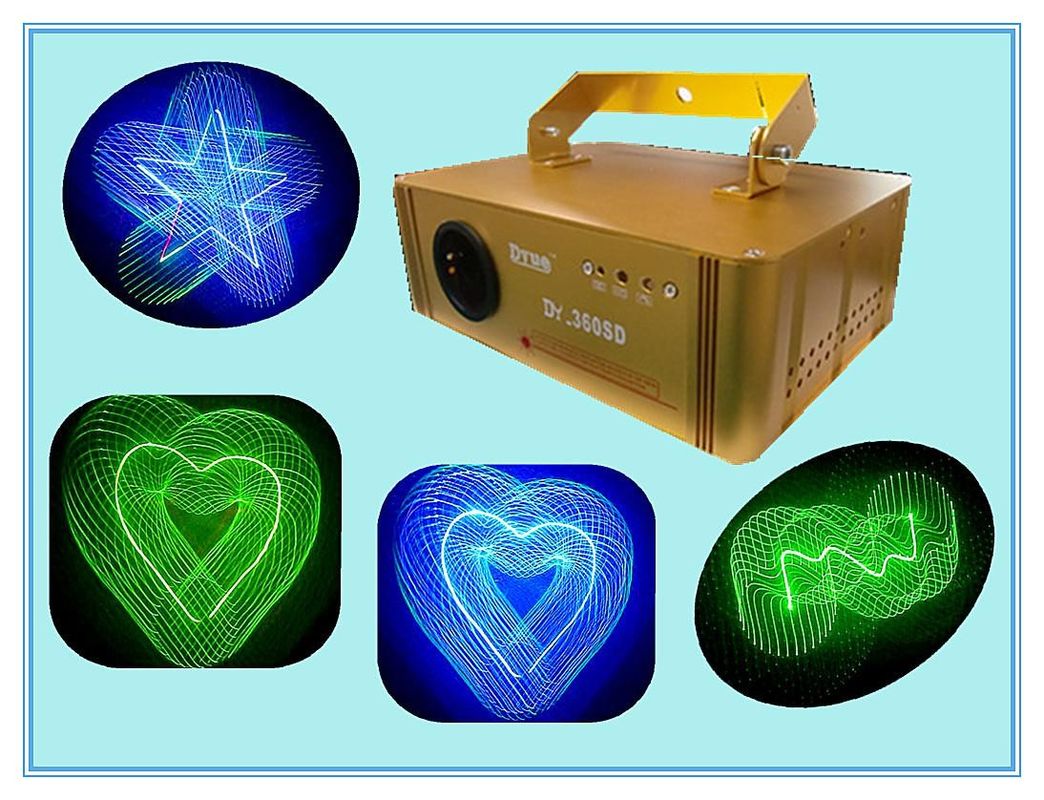 équipement d'étape de décoration d'événement de lumière d'étape de laser de l'effet 3D et appareils d'éclairage