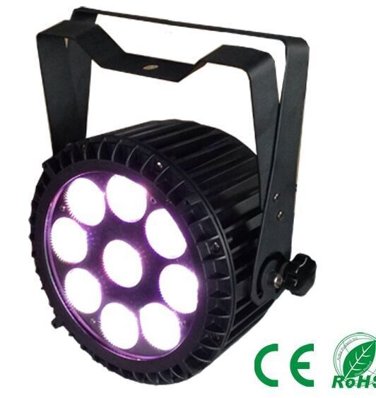 Le pair IP65 extérieur peut la disco DJ de 9pcs 10w Rgbw 4in1/5in1 DMX présentent la décoration d'éclairage