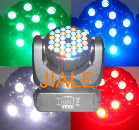 L'étape principale mobile menée de faisceau de Sharpy allume 36 x 3w Rgbw DMX512