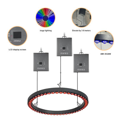 3m DMX Winch LED Boule cinétique Triangle tube de levage de la balle opan