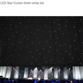 Rideau lumineux superbe en étoile de RGBW6x 4m LED, tissu de rideau en contexte pour le fond d'étape